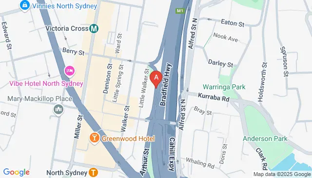 Arthur St North Sydney NSW Australia parking spaces