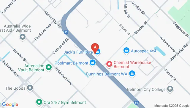 Find organised parking at Abernethy Rd Belmont WA today