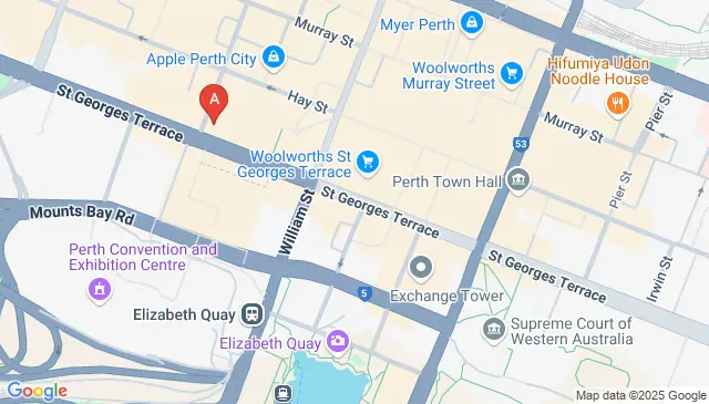 Organised parking on St Georges Terrace Perth WA book online