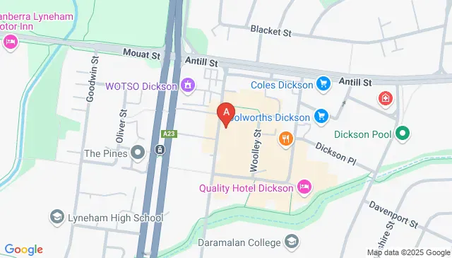 Challis St Dickson ACT Australia parking is now available
