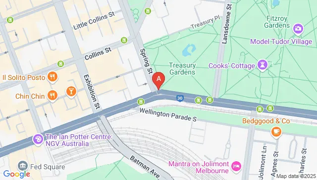 Spring Street East Melbourne parking near VIC Australia