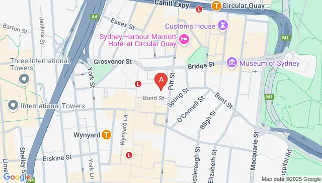 Convenient parking on Bond Street Sydney NSW is available