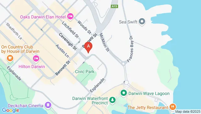 Harry Chan Ave Darwin NT parking close to the city centre