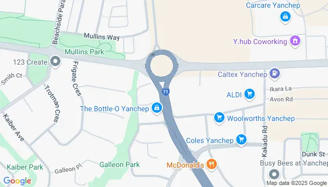 Yanchep street storage containers are twenty feet long