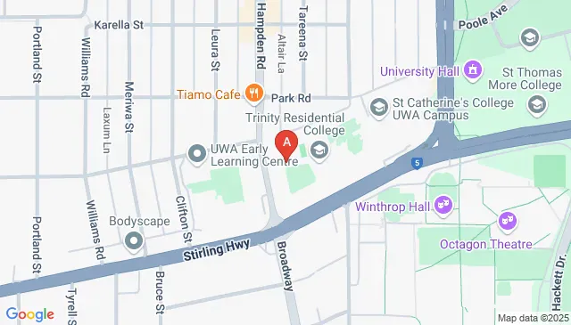 Organised parking on Hampden Rd Crawley WA Australia here