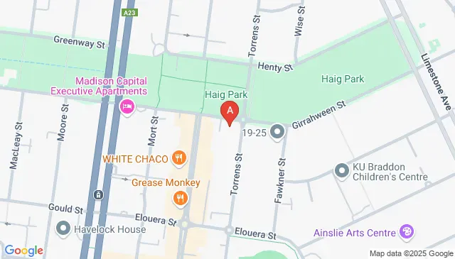 Find parking organised near Girrahween St Braddon ACT