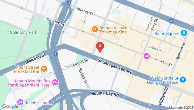 Find parking organised near St Georges Terrace Perth WA