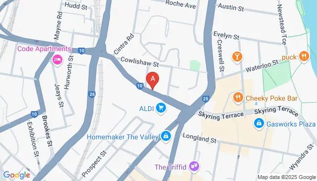 Find organised parking on Montpelier Rd Newstead QLD