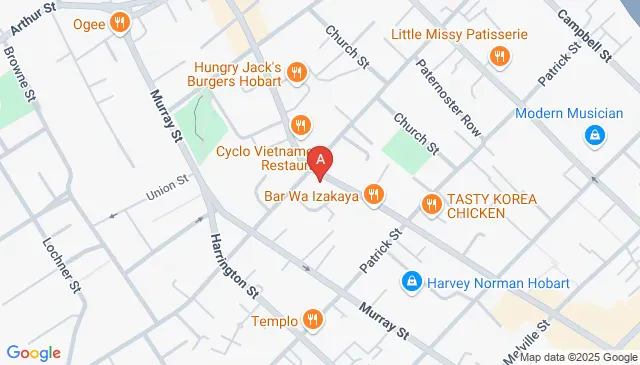 Organised parking on Elizabeth Street Hobart Tasmania Organised parking on Elizabeth Street Hobart Tasmania