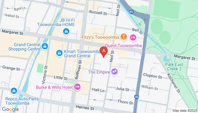 Neil Street Toowoomba City parking near me in Queensland