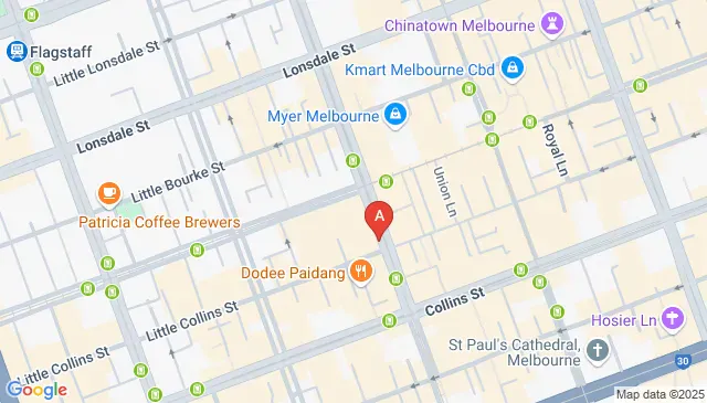 Bourke Street Melbourne parking spot available for rent