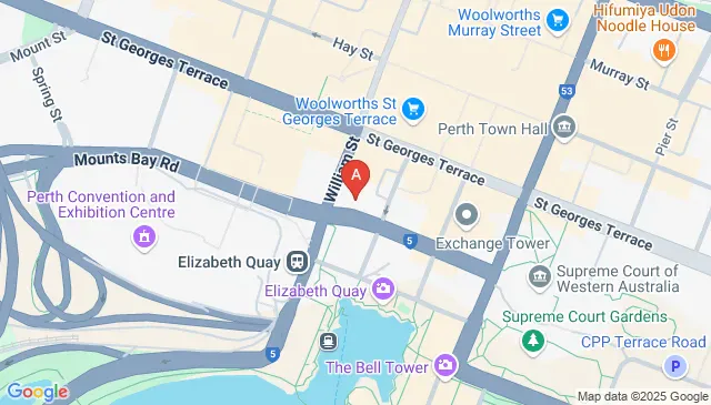 Esplanade Perth WA parking close to the city centre