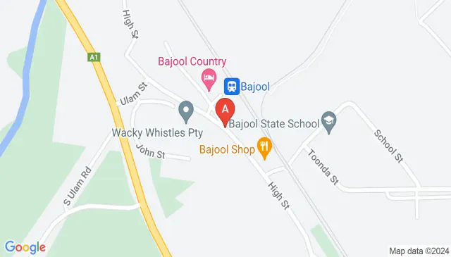 Find a forty foot shipping container on Bajool street