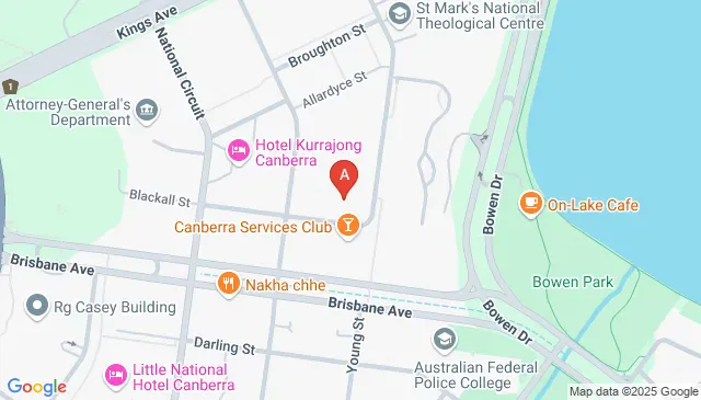 Secure parking available at 50 Blackall St Barton ACT