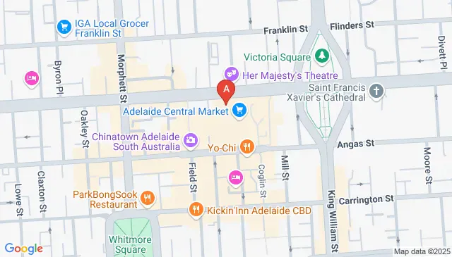 Book parking on Gouger Street in Adelaide South Australia