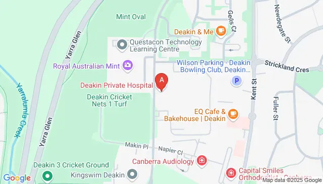 Denison Street Deakin ACT parking options are available