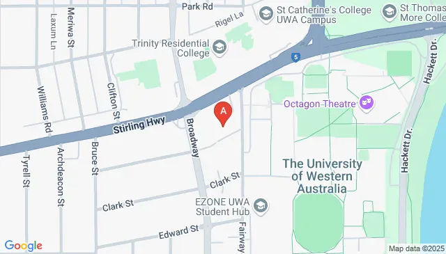 Easy parking near Fairway Crawley WA reserve a spot online