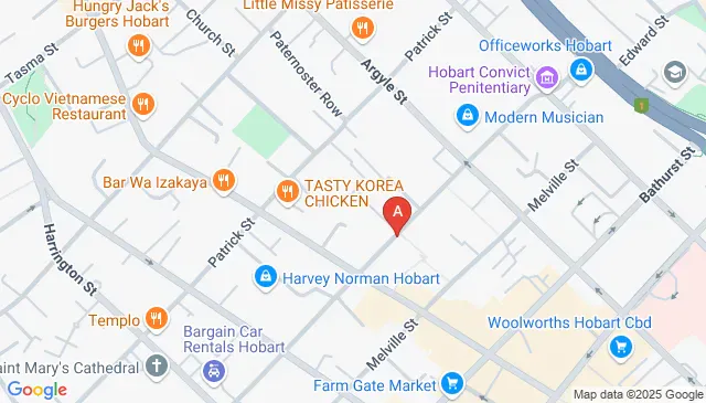 Brisbane Street Hobart parking spaces are listed online