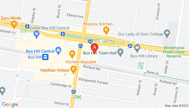 Find parking near Whitehorse Road in Box Hill centre