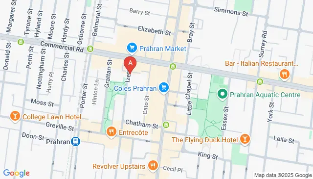 Access parking via Wattle St near Izett St Prahran VIC