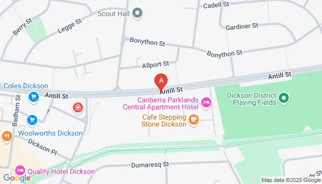 Antill St Dickson ACT Australia parking spaces to compare