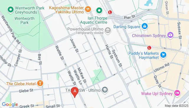 Car park space for leasing on this Ultimo street in Sydney