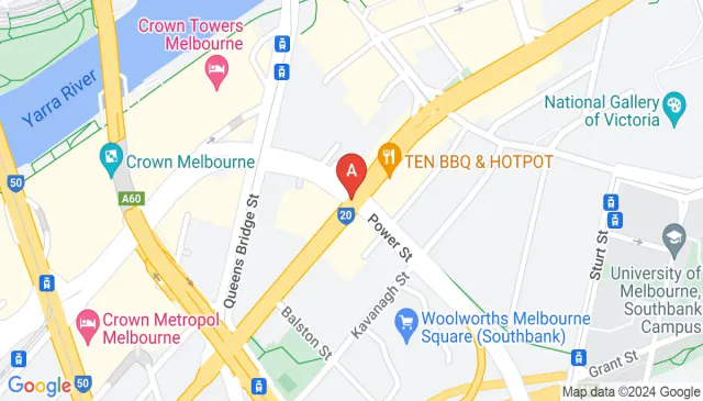 Southbank street car parking on City Rd is available now