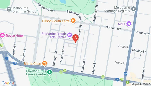 Find a car space for rent in South Melbourne near Park St