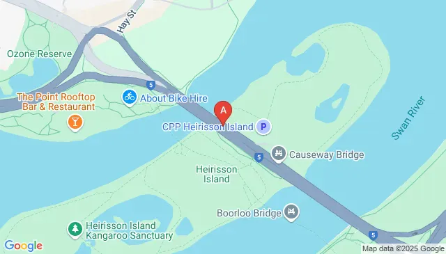 Find parking near the Causeway in East Perth WA today