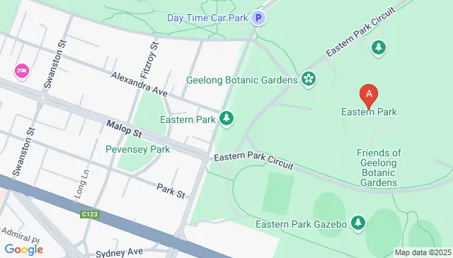 Find parking near Eastern Park in East Geelong Victoria