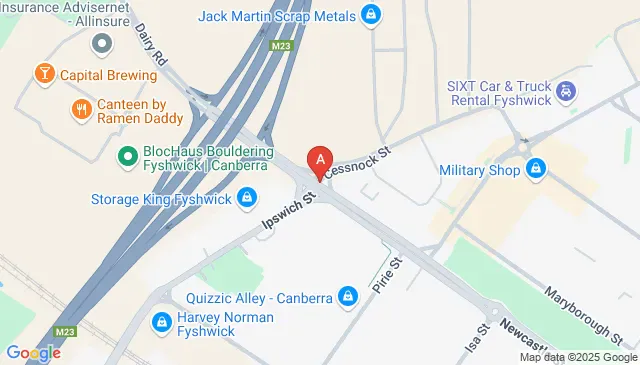 Fyshwick ACT Australia parking near Canberra is easy now