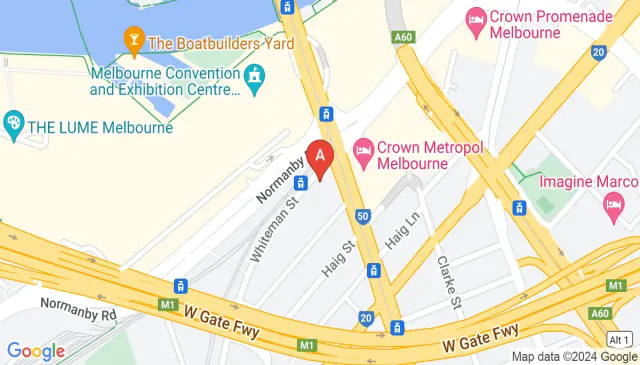 Indoor Parking Lot At Southbank Near Cbd, Crown Casino And Free Tram Stops 