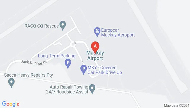 Mackay Airport Parking Short Term Parking - Onsite - Uncovered - Mackay Airport