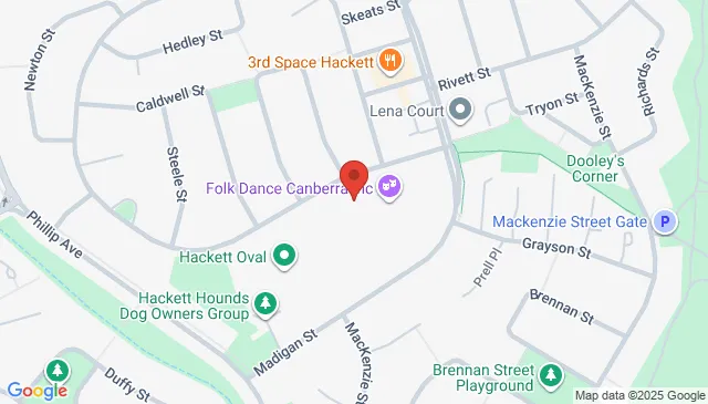 Maitland Street Hackett ACT parking simple and well located