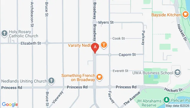 Off Street parking near UWA. Free bus to SCGH and city.