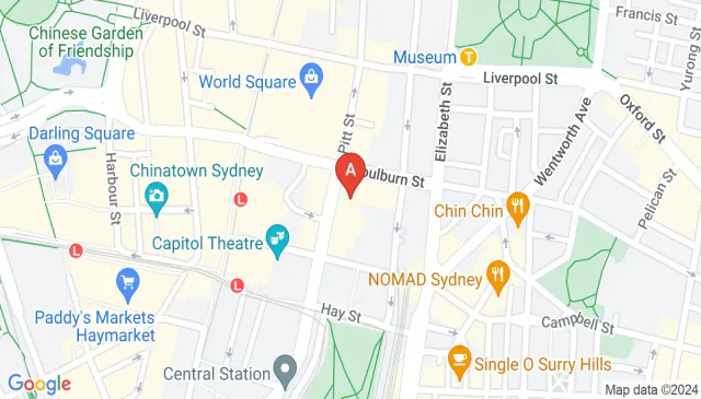 Secure garage storage available on Pitt St Haymarket weekly