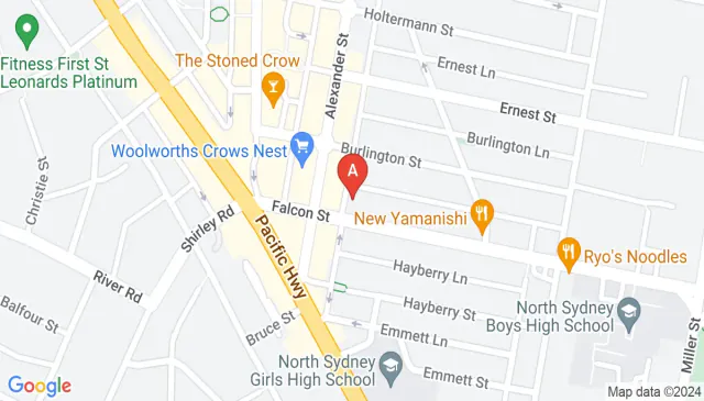 Falcon Street Crows Nest co working office daily parking