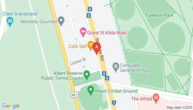 Secured parking space available on St Kilda Road now