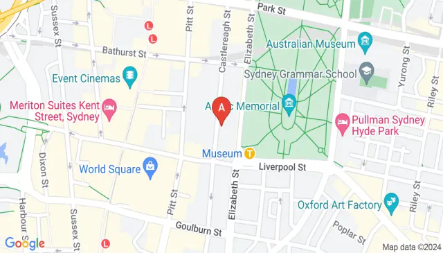 Elizabeth Street Sydney parking near Castlereagh is ready