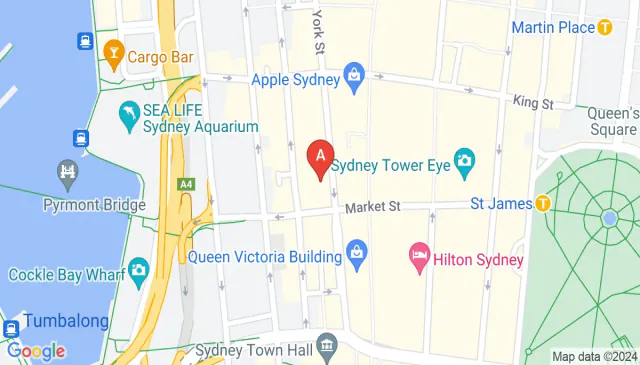 Market Street Sydney car parking space ready and waiting Market Street Sydney car parking space ready and waiting