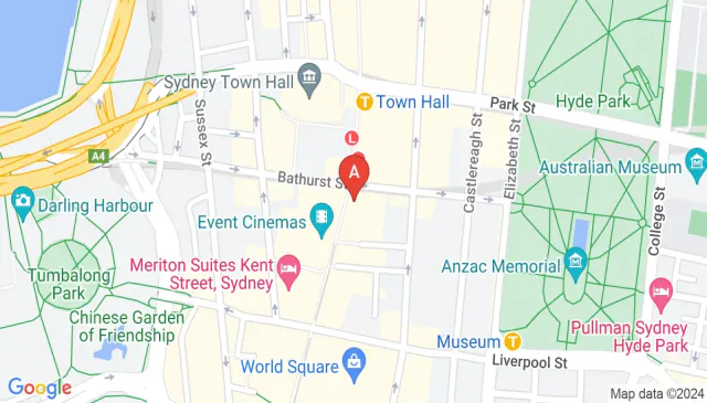 Affordable parking available on George Street in Sydney