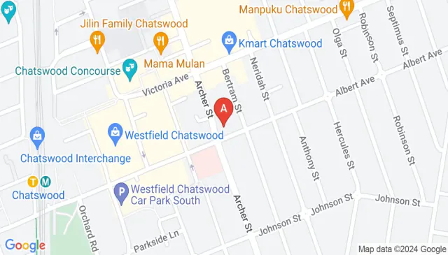 Archer Street Chatswood parking spot available now NSW