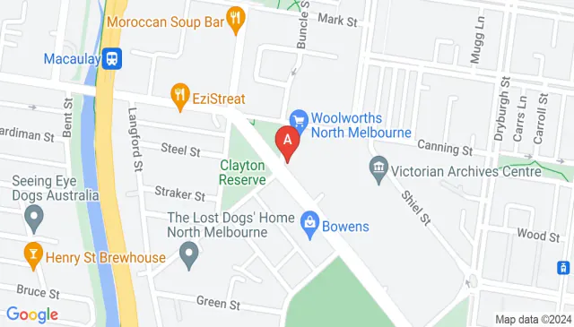 Parking spaces available on Macaulay Road North Melbourne