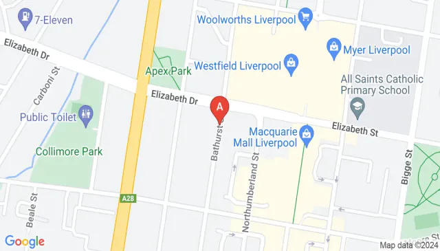 Bathurst Street Ligverpool parking space for rent here