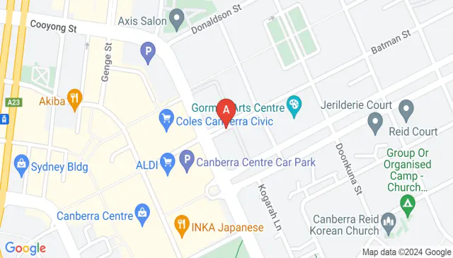 Batman Street Braddon ACT parking spaces are available