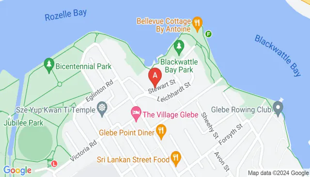 Glebe parking spaces big and private near Stewart Street