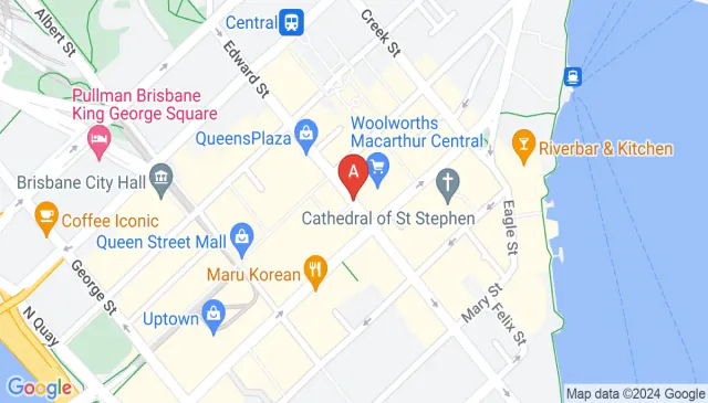 Brisbane City unreserved parking near Central Station