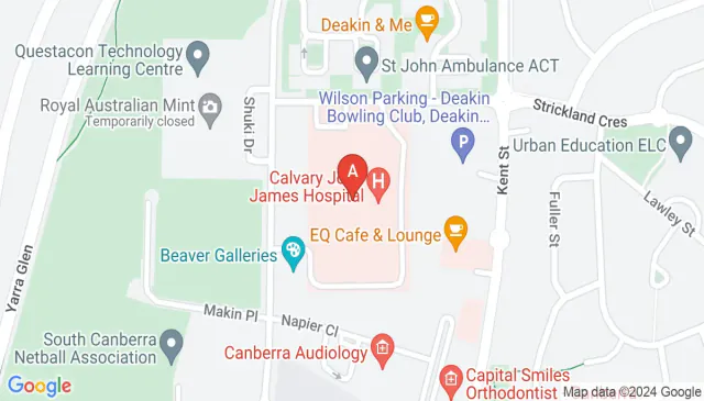 Deakin parking near Calvary John James Hospital organised Deakin parking near Calvary John James Hospital organised