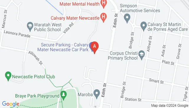Parking For Rent - Calvary Mater Newcastle Waratah Car Park
