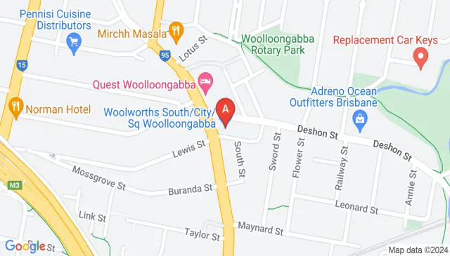 Woolloongabba parking spaces near the Gabba and hospital
